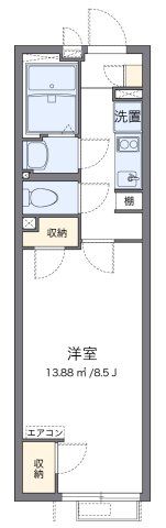 クレイノサンシティ八王子の間取り画像
