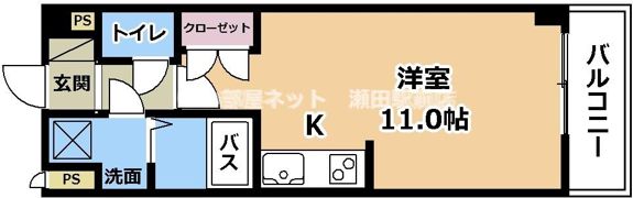 グランシャリオB棟の間取り画像