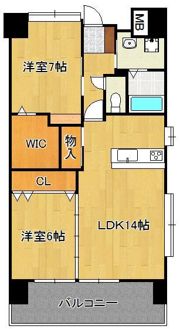 フォーストリングス 竪町の間取り画像