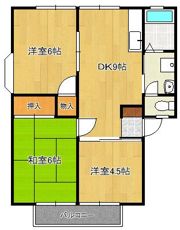 グリーンビレッジ湯川 A棟の間取り画像