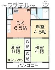 あおばコーポの間取り画像