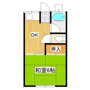 福島コーポラス B棟の間取り画像