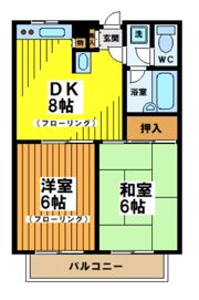 メゾンウエルストンⅡの間取り画像