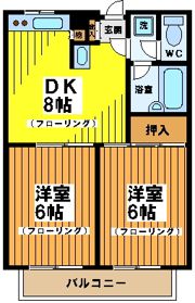 メゾンウエルストンⅡの間取り画像