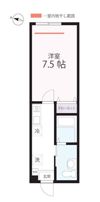 仮)ハーミットクラブハウス屏風浦 B号棟の間取り画像