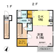 ローズコート堀越の間取り画像