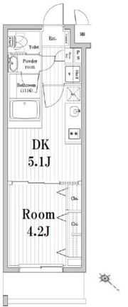 市谷鷹匠町レジデンスの間取り画像