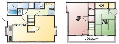井口1丁目戸建ての間取り画像