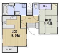 豊浜町2丁目貸家の間取り画像