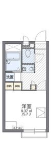 レオパレスピュア高松の間取り画像