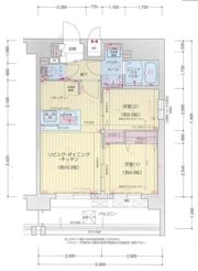 プレリス阿波座Bloomの間取り画像
