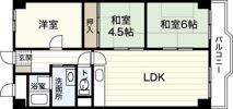 アームズ皆実の間取り画像