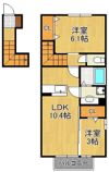 トレス苅田壱番館の間取り画像