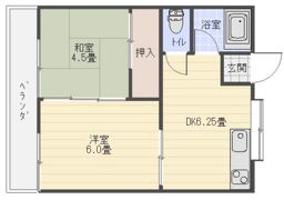 コーポ楠木の間取り画像