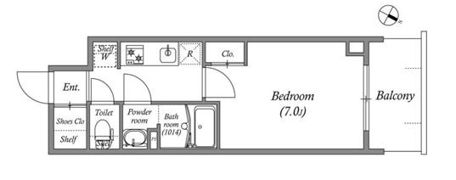 GENOVIA神戸湊川公園の間取り画像