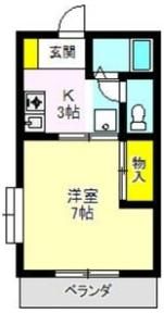 アルモニーアカイシ Ⅱの間取り画像