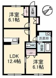 シャーメゾン郡家 C棟の間取り画像