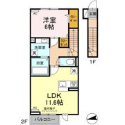 ラルジュガーデン西寺の間取り画像