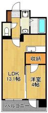レジーナ小倉の間取り画像