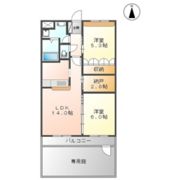 プランドールⅡの間取り画像