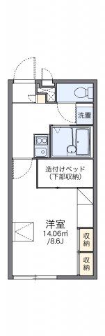 レオパレスグレイスの間取り画像