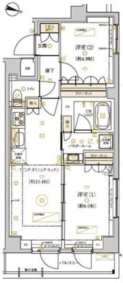 ドムス・スタイル武蔵小山の間取り画像