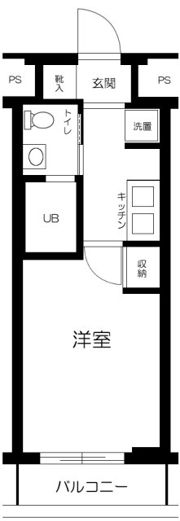 スカイコート神田第2の間取り画像
