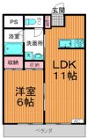 コンフォダブルWESTの間取り画像