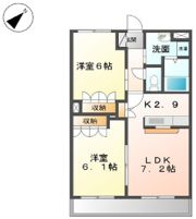 スイートピーの間取り画像