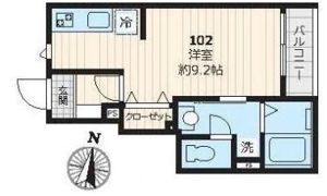 ポラリス中村橋の間取り画像