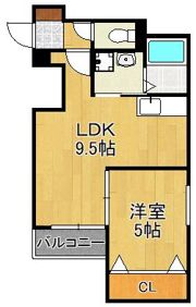 Crecia北方の間取り画像