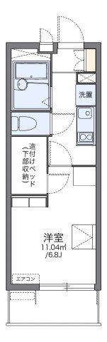 レオパレスヒルトップ 壱番館の間取り画像