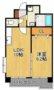 FORTUNATE砂津の間取り画像