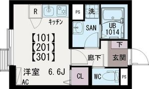 イクシオ東府中の間取り画像