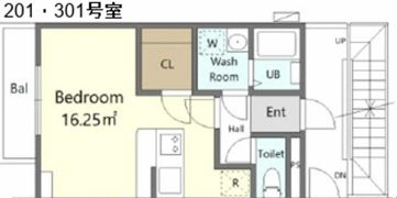 ココライフ屏風浦の間取り画像