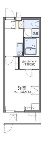 レオパレスセーグオリゾンの間取り画像