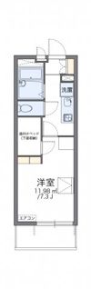 レオパレスハミング バードの間取り画像