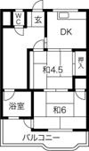 永田マンションの間取り画像