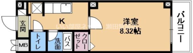 クレストコートの間取り画像