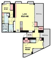 カルム赤坂の間取り画像