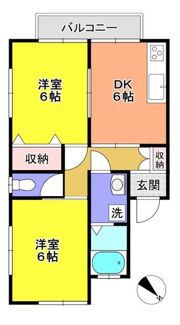 ナガセグリーンハイツの間取り画像