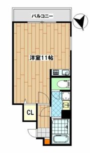 フレーヴァー伊勢佐木の間取り画像