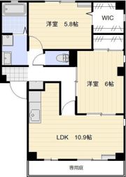 フォブール幸の間取り画像