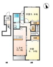 エレガンス荒井の間取り画像