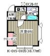 ローズアパートK15(K-015)の間取り画像