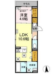 D Paina 桜ヶ丘の間取り画像