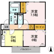 リビングタウン北土居 F棟の間取り画像