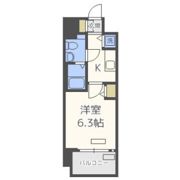 プレサンス難波セレクトの間取り画像