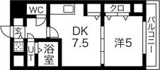 ONE ROOF FLAT FUKUSHIMAの間取り画像