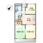 パレス東山の間取り画像